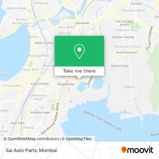 Sai Auto Parts map