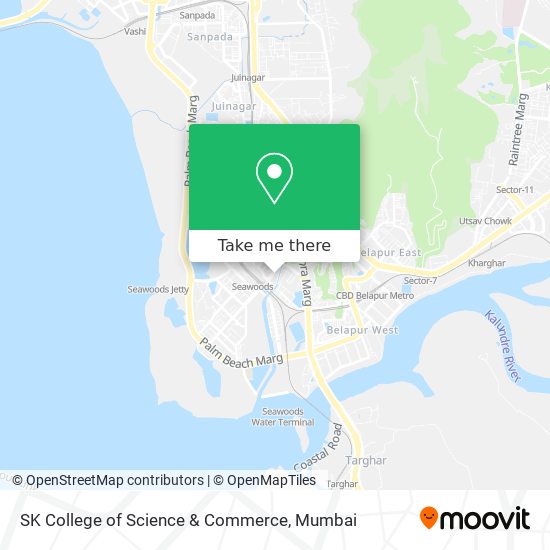 SK College of Science & Commerce map