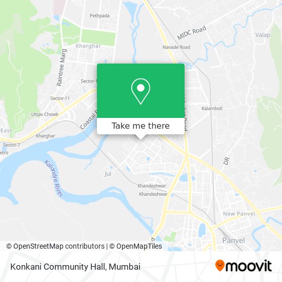 Konkani Community Hall map