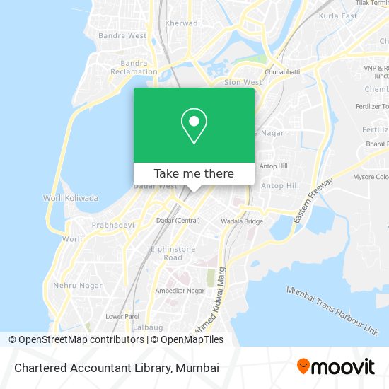 Chartered Accountant Library map