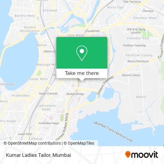 Kumar Ladies Tailor map