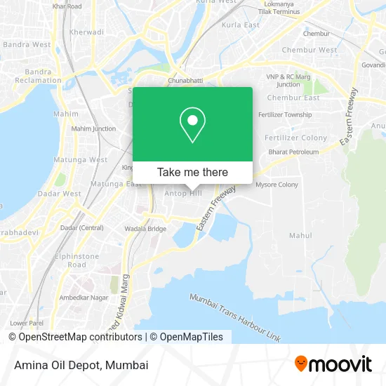 Amina Oil Depot map