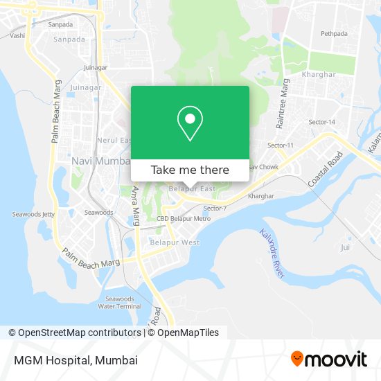 MGM Hospital map