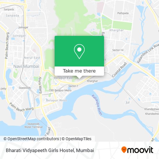 Bharati Vidyapeeth Girls Hostel map