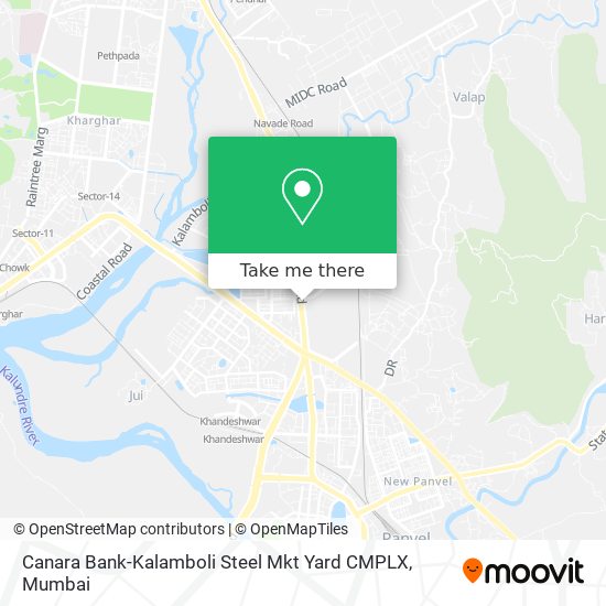 Canara Bank-Kalamboli Steel Mkt Yard CMPLX map