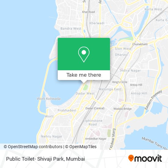 Public Toilet- Shivaji Park map