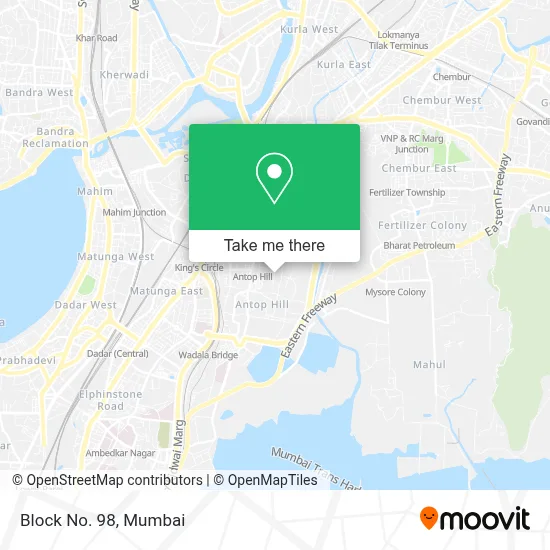 Block No 98 map