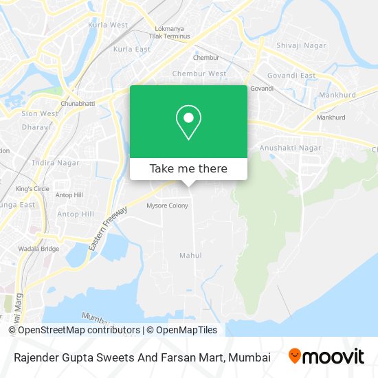 Rajender Gupta Sweets And Farsan Mart map