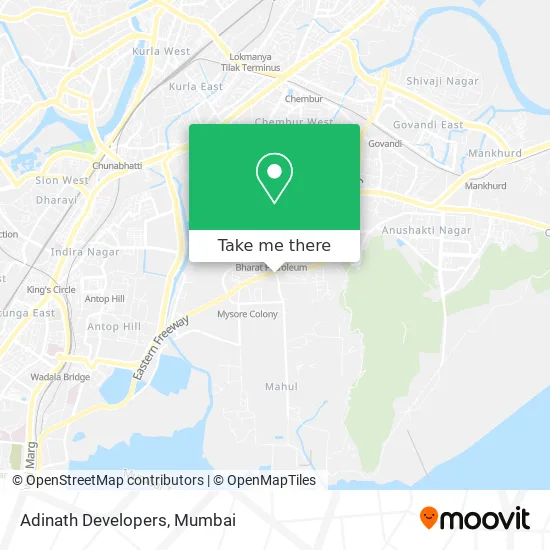 Adinath Developers map
