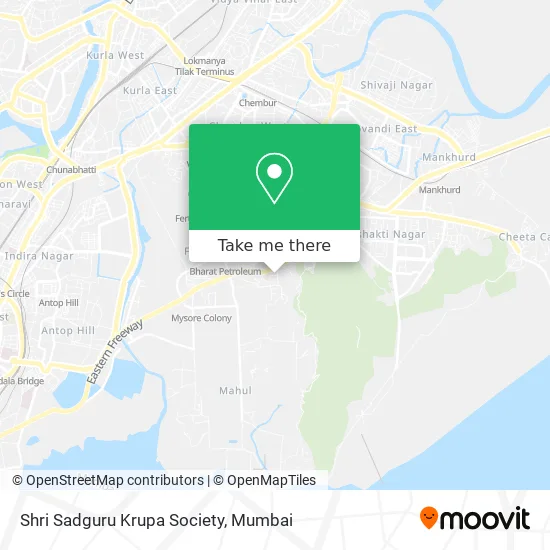 Shri Sadguru Krupa Society map