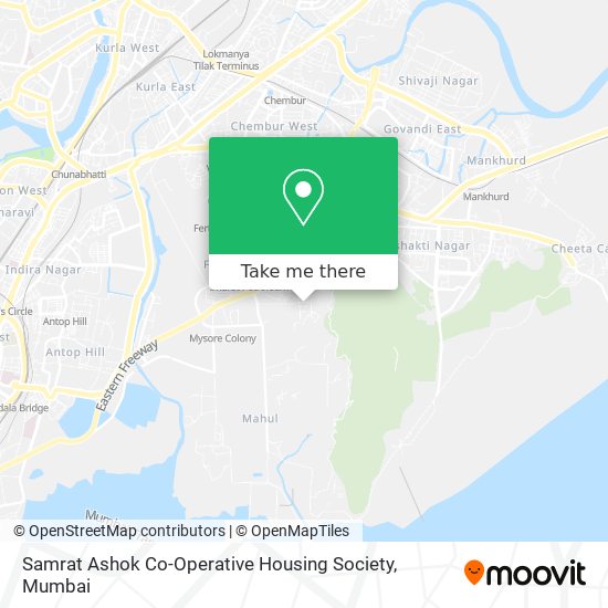 Samrat Ashok Co-Operative Housing Society map