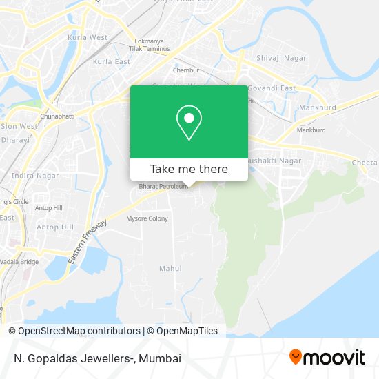 N. Gopaldas Jewellers- map