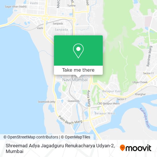 Shreemad Adya Jagadguru Renukacharya Udyan-2 map
