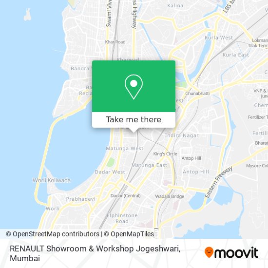 RENAULT Showroom & Workshop Jogeshwari map