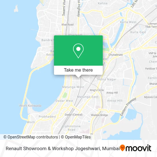 RENAULT Showroom & Workshop Jogeshwari map
