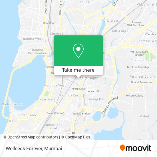 Wellness Forever map