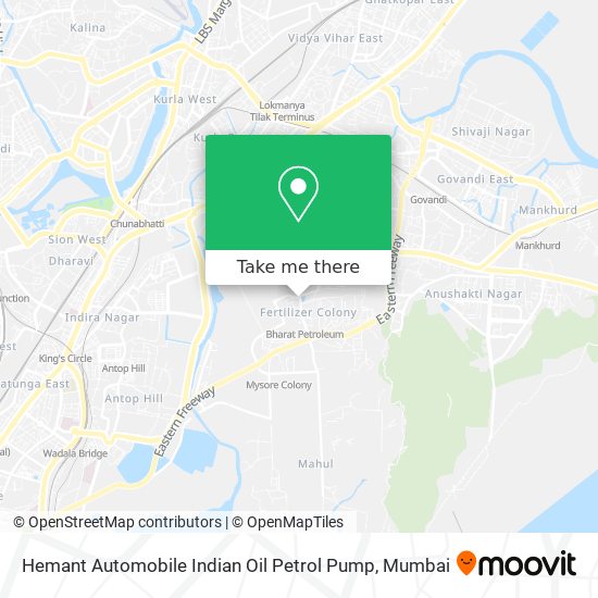 Hemant Automobile Indian Oil Petrol Pump map