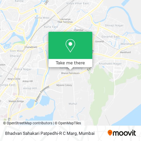 Bhadvan Sahakari Patpedhi-R C Marg map