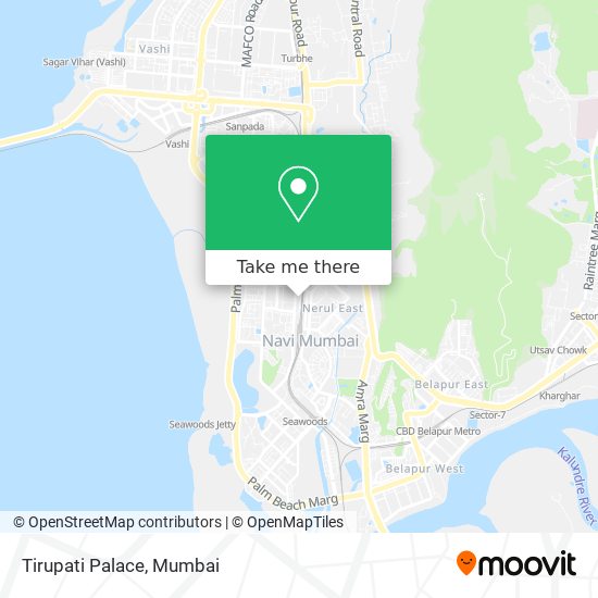 Tirupati Palace map