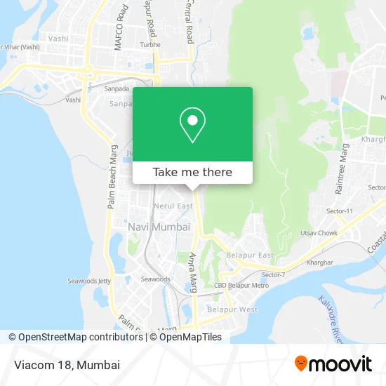 Viacom 18 map
