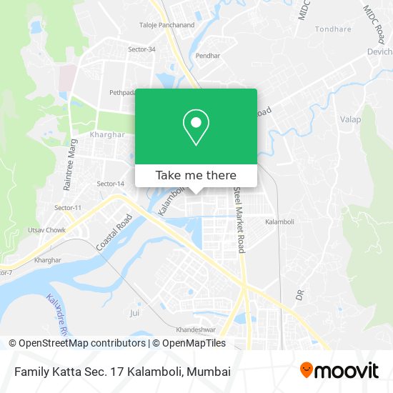 Family Katta Sec. 17 Kalamboli map