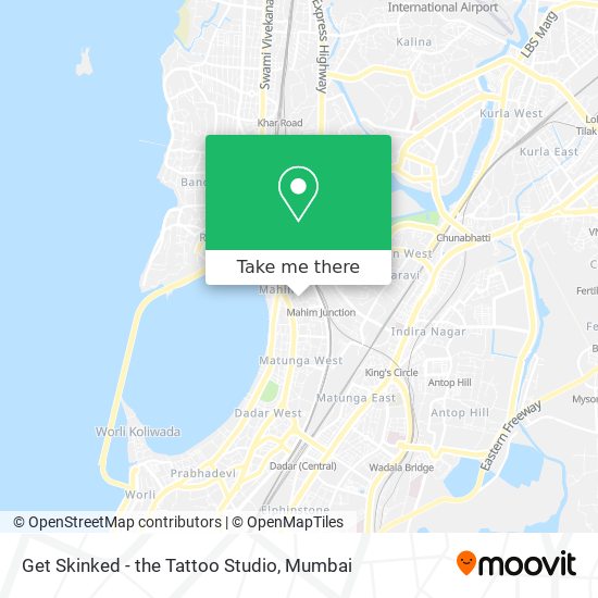 Get Skinked - the Tattoo Studio map