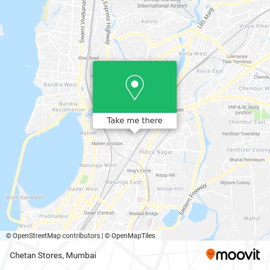 Chetan Stores map