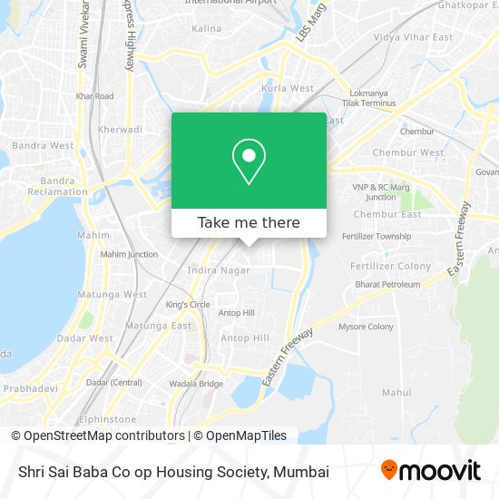 Shri Sai Baba Co op Housing Society map