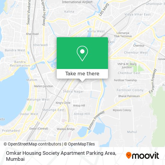 Omkar Housing Society Apartment Parking Area map
