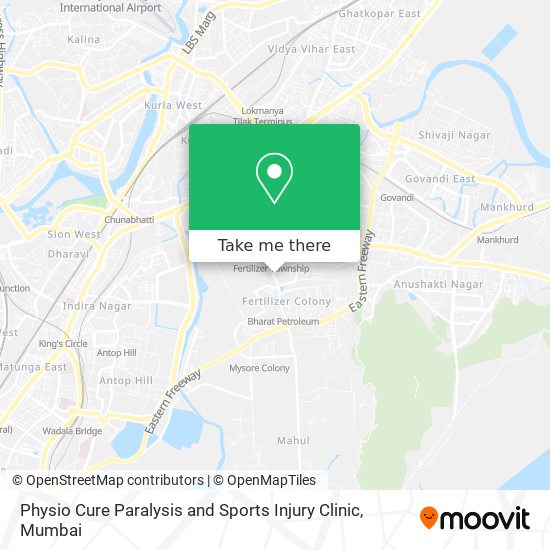 Physio Cure Paralysis and Sports Injury Clinic map