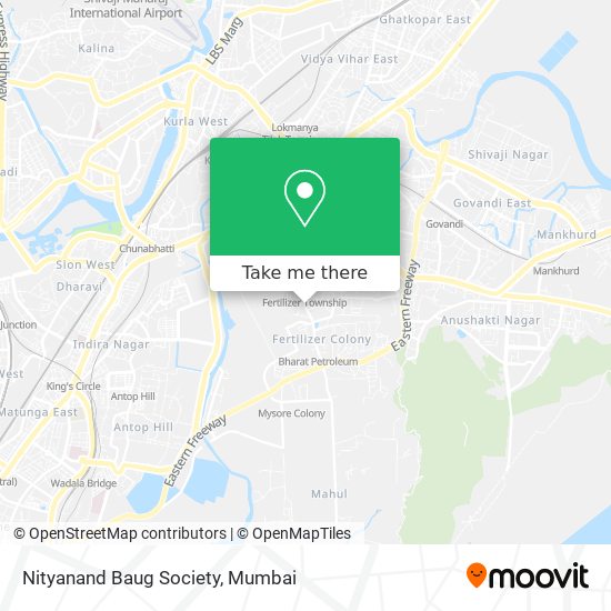 Nityanand Baug Society map