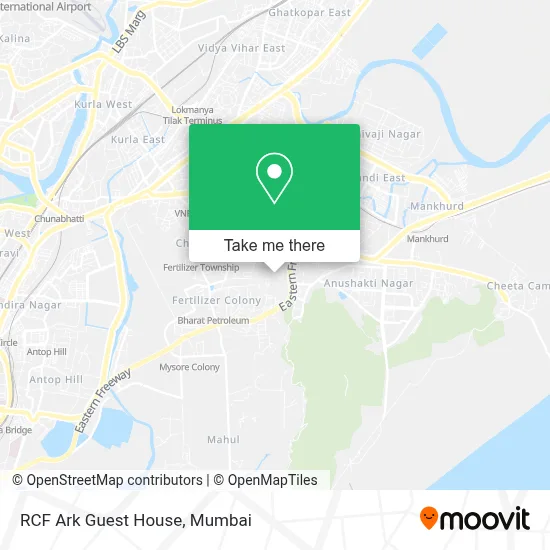 RCF Ark Guest House map