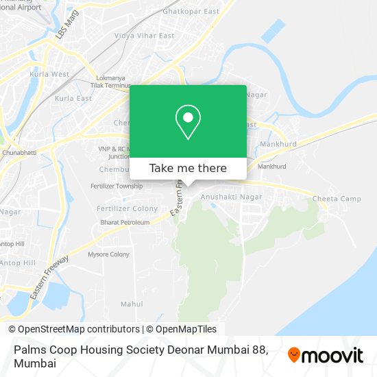 Palms Coop Housing Society Deonar Mumbai 88 map