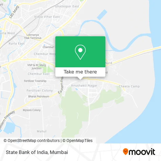 State Bank of India map