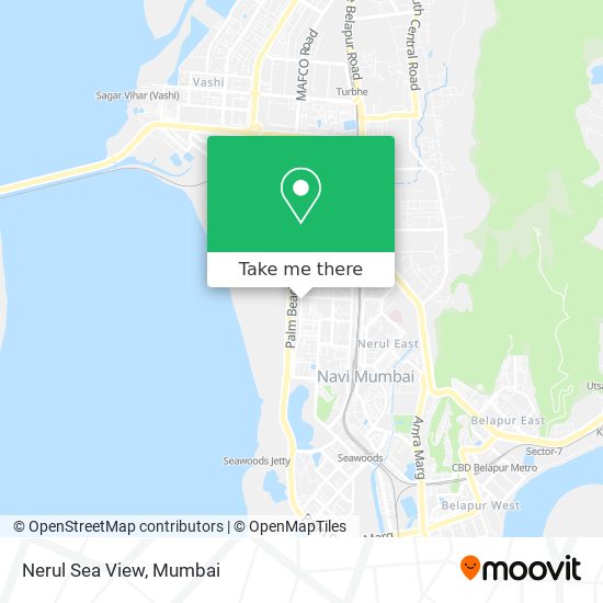 Nerul Sea View map