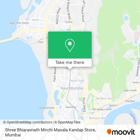 Shree Bhiaravnath Mirchi Masala Kandap Store map