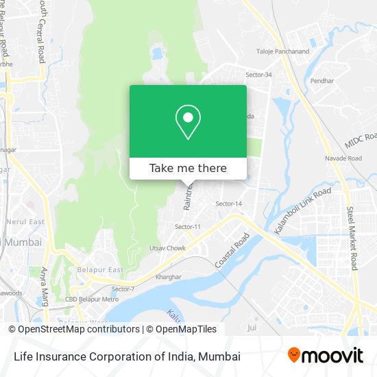 Life Insurance Corporation of India map