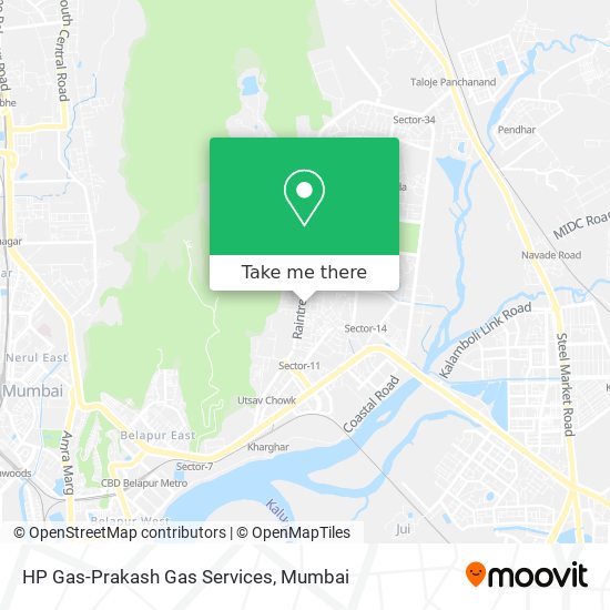 HP Gas-Prakash Gas Services map