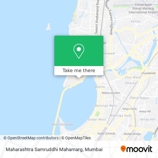 Maharashtra Samruddhi Mahamarg map