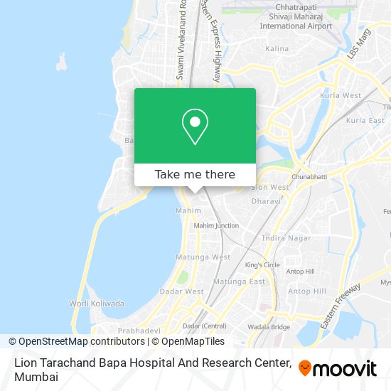Lion Tarachand Bapa Hospital And Research Center map