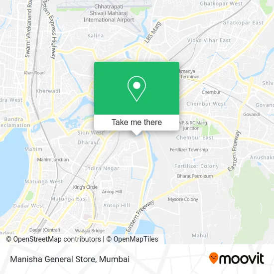 Manisha General Store map