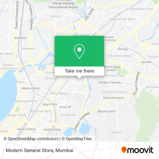 Modern General Store map