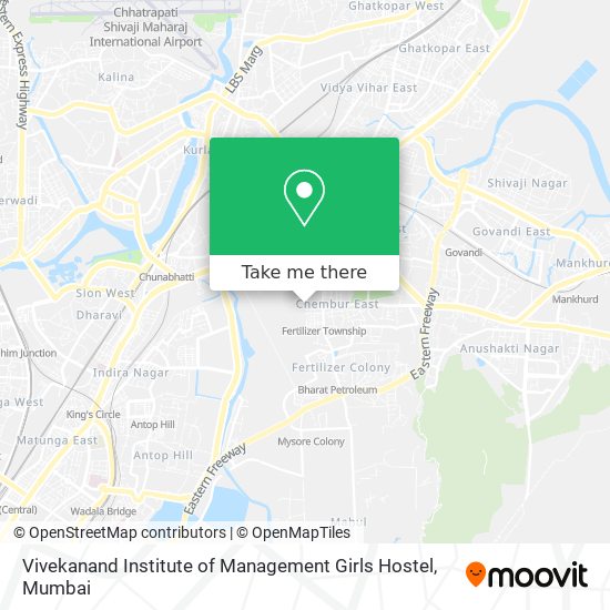 Vivekanand Institute of Management Girls Hostel map