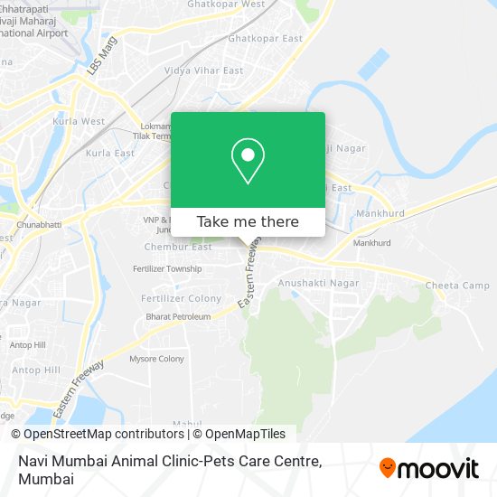 Navi Mumbai Animal Clinic-Pets Care Centre map