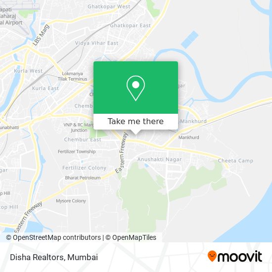 Disha Realtors map