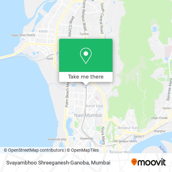 Svayambhoo Shreeganesh-Ganoba map