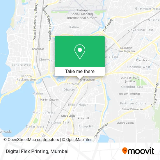 Digital flex printing map
