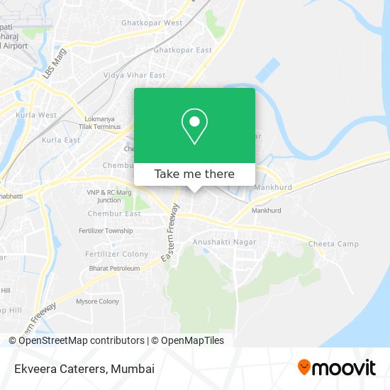 Ekveera Caterers map