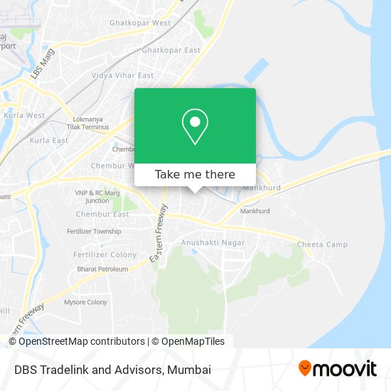 DBS Tradelink and Advisors map