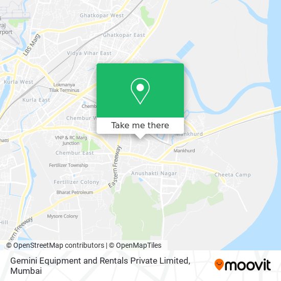 Gemini Equipment and Rentals Private Limited map